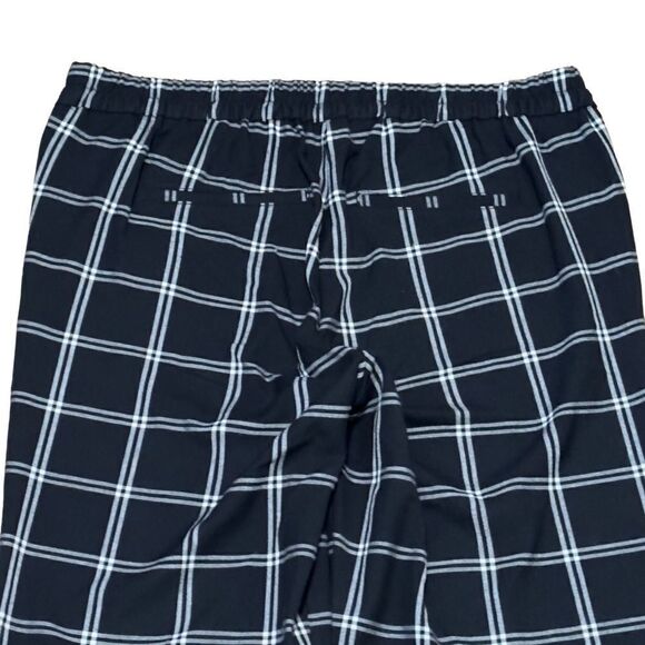 Old Navy Black & White Window Pane Wide Leg Capri Pants XLARGE - Picture 4 of 12